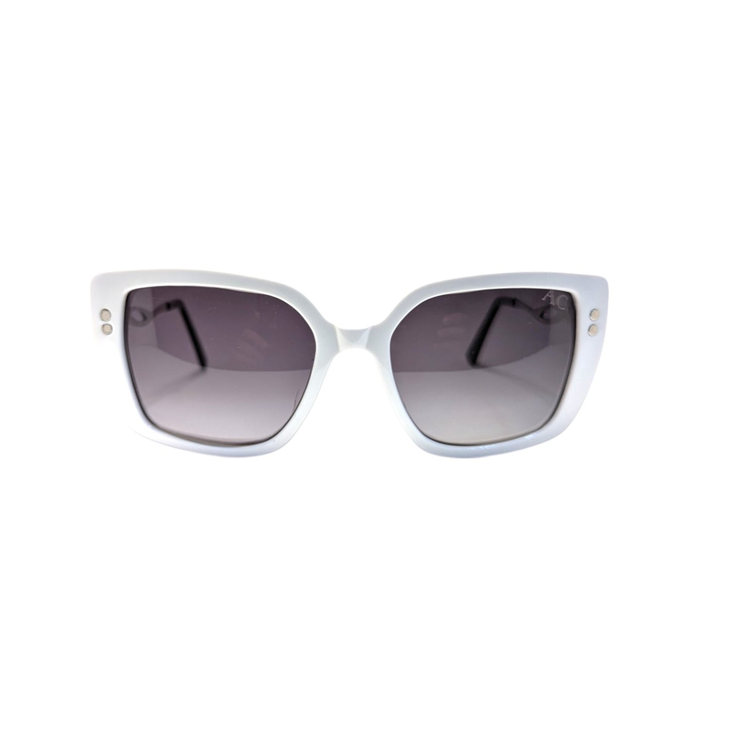 White square acetate sunglasses — women's Bella frame
