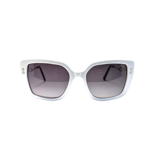 White square acetate sunglasses — women's Bella frame
