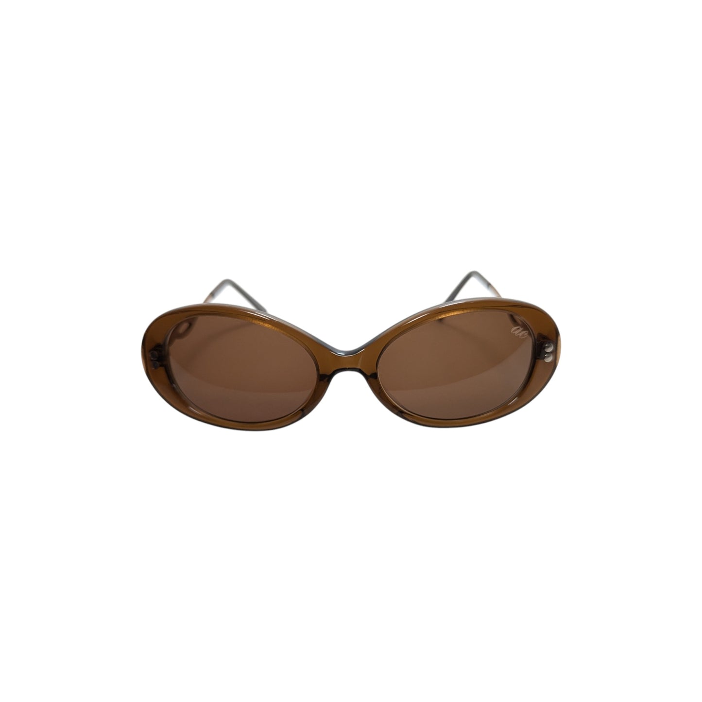 Brown havana oversized acetate sunglasses — women's Windy frame