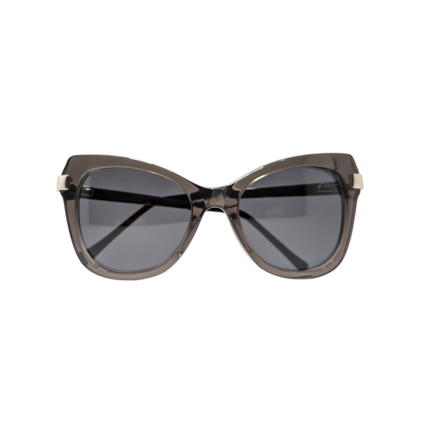 Transparent grey cat-eye acetate sunglasses — women's Mora frame